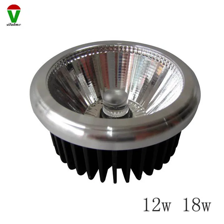 10 шт./лот 12w 18w ar111 cob Светодиодный прожектор для светильник ac85-265v | Лампы и