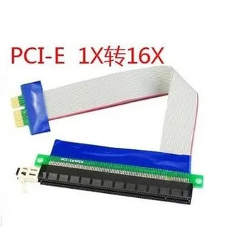 

PCI-E PCIe PCI Express Card 1x to 16x Riser Ribbon Extender Cable Cord for Bitcoin Litecoin BTC Miner Machine 29cm