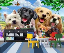 3 d photo wallpaper A group of dogs from the pictures Custom mural 3d wall murals wallpaper for living room walls 3 d painting wdbh custom mural 3d photo wallpaper on a wall fresh nature grass apple trees home decor 3d wall murals wallpaper for walls 3 d