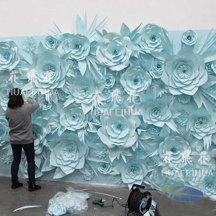 178pcs Set Full Flower Wall Cardboard Handmade Giant Paper Flowers Flores Window Display Wedding Backdrop Photo Studio10m2 Paper Flowers Flower Wallgiant Paper Flowers Aliexpress