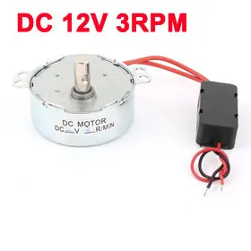 

Uxcell(R) Hot Sale 1PCS DC 12V 3RPM Fan Speed Reducer Micro Brushless CW/CCW Synchronous Motor
