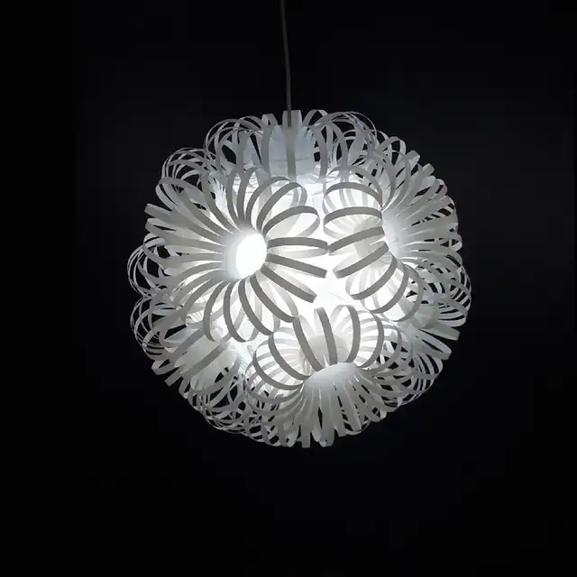 Diy Flower Ball Lampshade Ceiling Lamp Hanging Light Cover Home