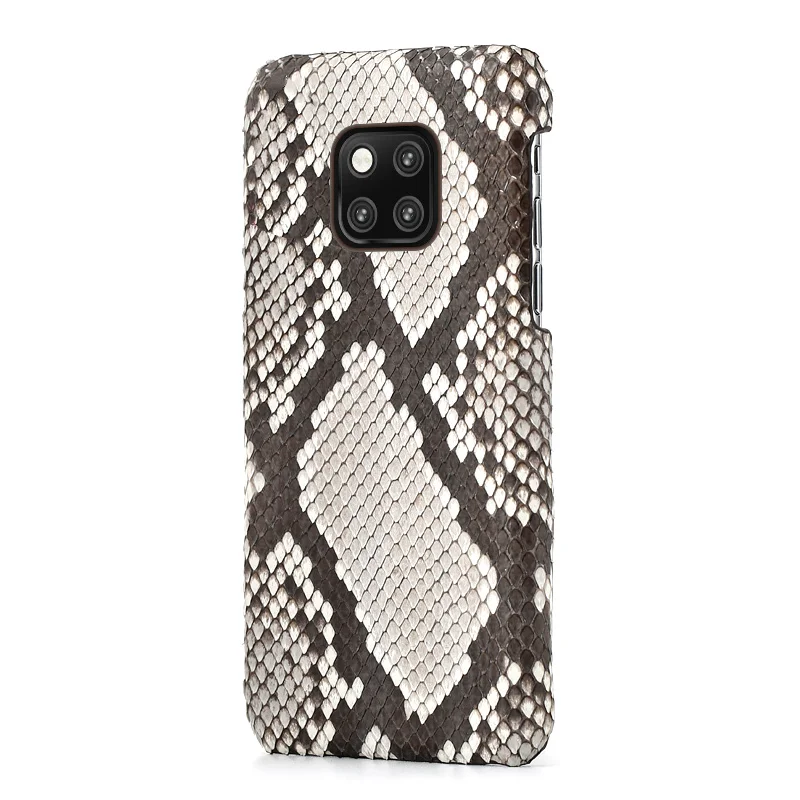 Чехол для телефона из натуральной кожи питона для huawei mate 20 30 P20 P30 Pro lite snakeskins Роскошный чехол для honor 20 Pro 10 10I 8x 9x