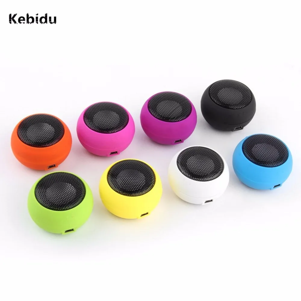 

Kebidu Fashion Mini Portable Hamburger Type Fine Speaker Music player Stereo Plug-in Audio Colourful Cute for Girl Child