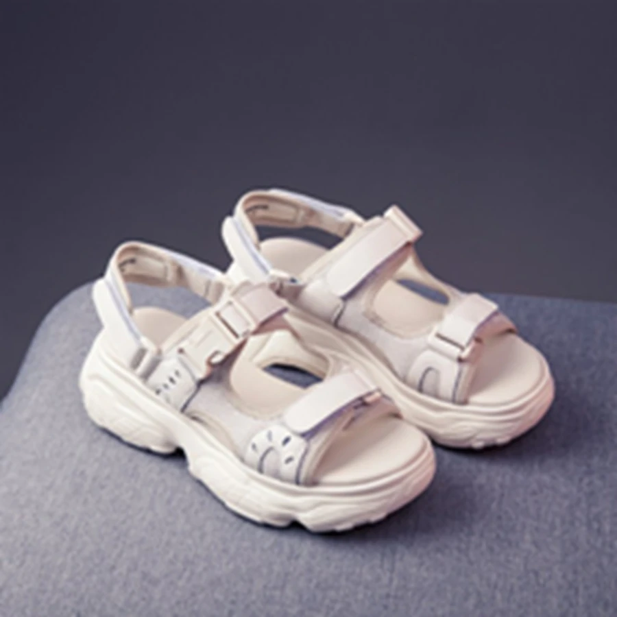 

2019 new wild fashion thick-soled platform sandals sweet fairy wind comfortable thick-soled sandals women
