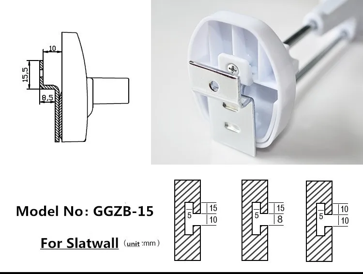 100 шт. супермаркет 7 дюймов slatwall Противоугонный запирающий крючок IT аксессуары дисплей крюк безопасности крюк