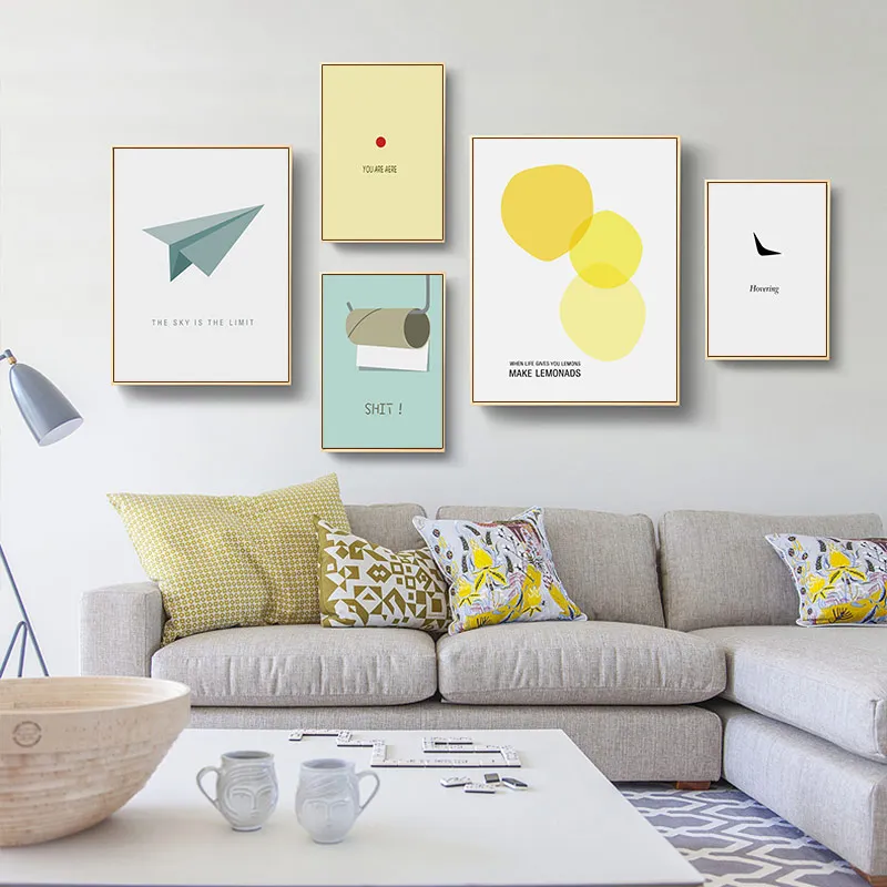 

Fashion Diamond Paper Plane Poster Minimalist Wall Art Abstract Canvas Print Painting Nordic Wall Picture for Bedroom Decoration
