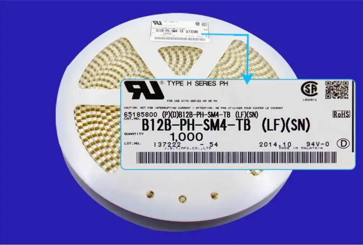 B12B-PH-SM4-TB (LF) (SN) CONN HEADER PH TOP 12POS 2 мм SMD JST Соединители Клеммы корпуса 100% новые