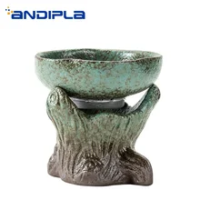 Креативный фильтр керамическая грубая Керамическая пиала ситечко чайная церемония аксессуары чайная посуда кофе молочный фильтр украшения дома ремесла