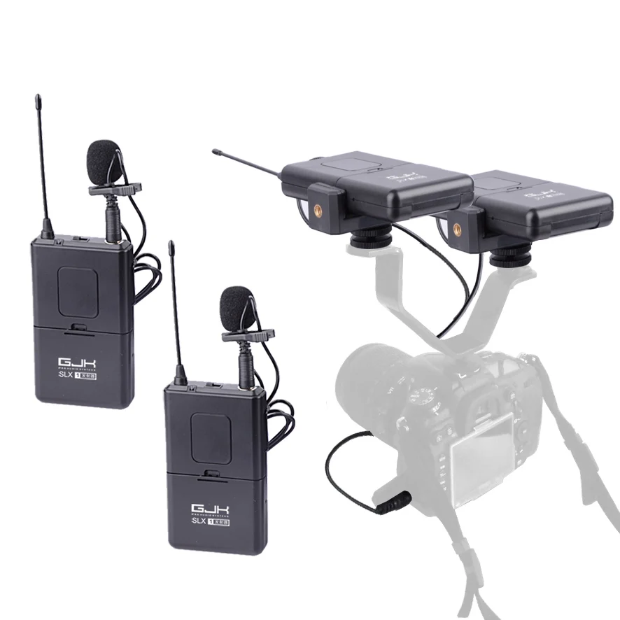 Buy 2 Channels Wireless Microphone for Camera SLR DV