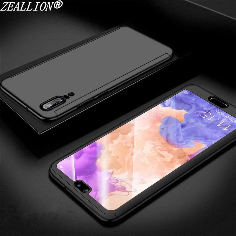 

ZEALLION For Huawei P20 Lite Mate 8 10 Pro Honor 7c 8 9i V9 Play Enjoy 6 7X Hybrid 360 Degree Full Protective Hard PC Case Cover