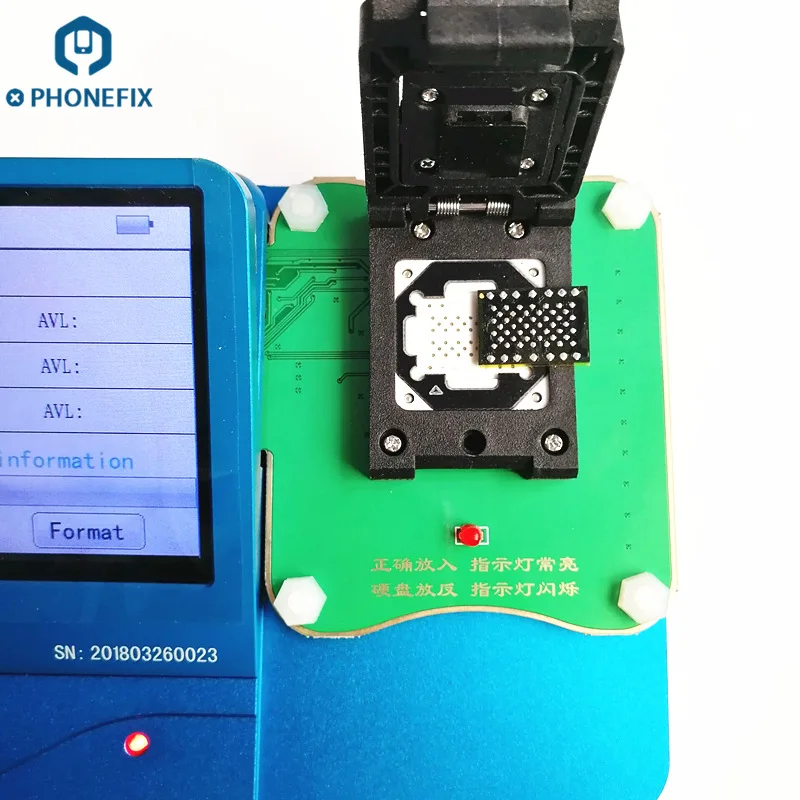 PHONEFIX NAND флэш-память IC откалывает с пайкой шарики NAND Замена Обновление карты памяти для iPad 2/3/4 мини жесткий диск HDD чип