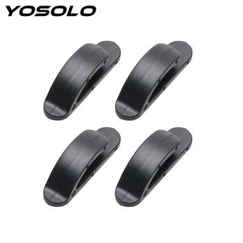 

YOSOLO 4Pcs/set Plastic Clips Fasteners Auto Hanger Holder Car Hook Clip Car-styling for Bag Keys Purse Grocery Car Organizer