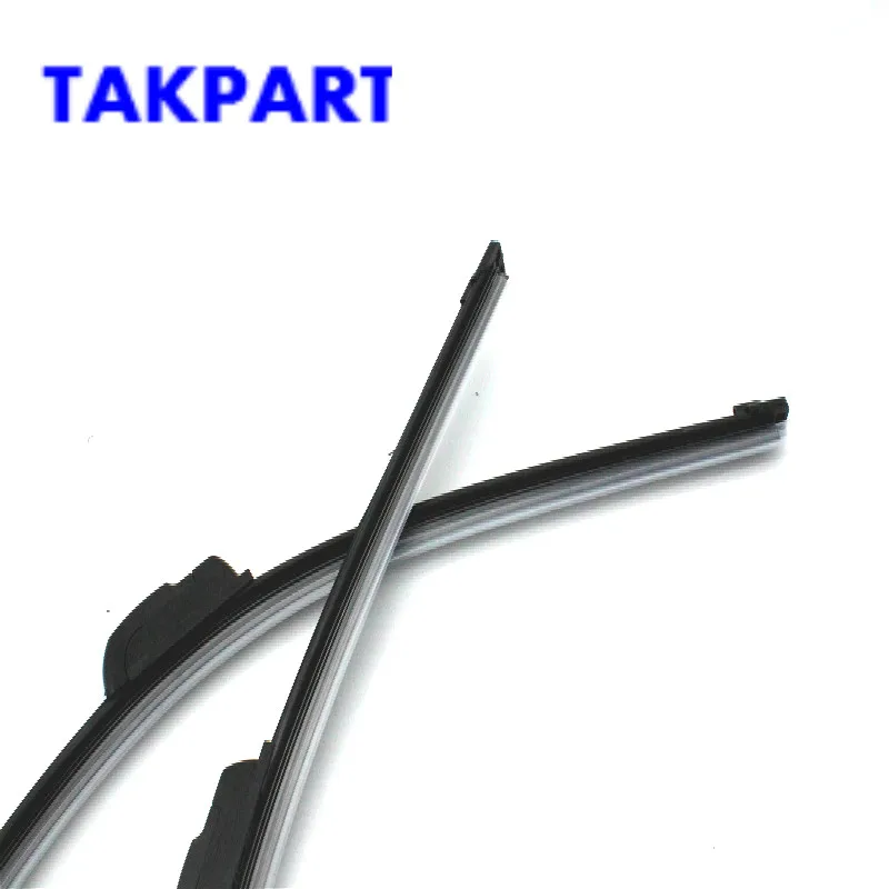 Takpart 19''+ 24''front Flat Windscreen Wiper Blades For Vauxhall