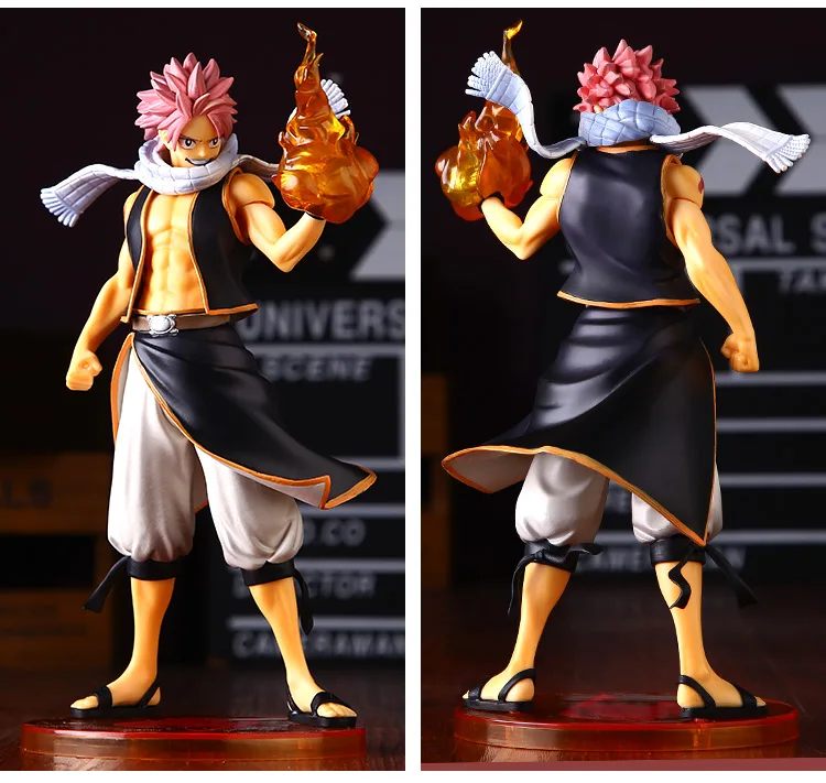 Оригинальная экшн фигурка Natsu Dragneel из ПВХ 24 см Игрушечная модель подарок|natsu