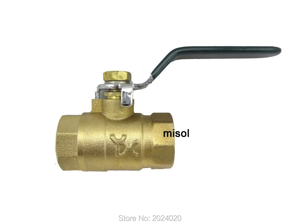 10 шт. 2 пути DN20 3/" латунь шаровой кран