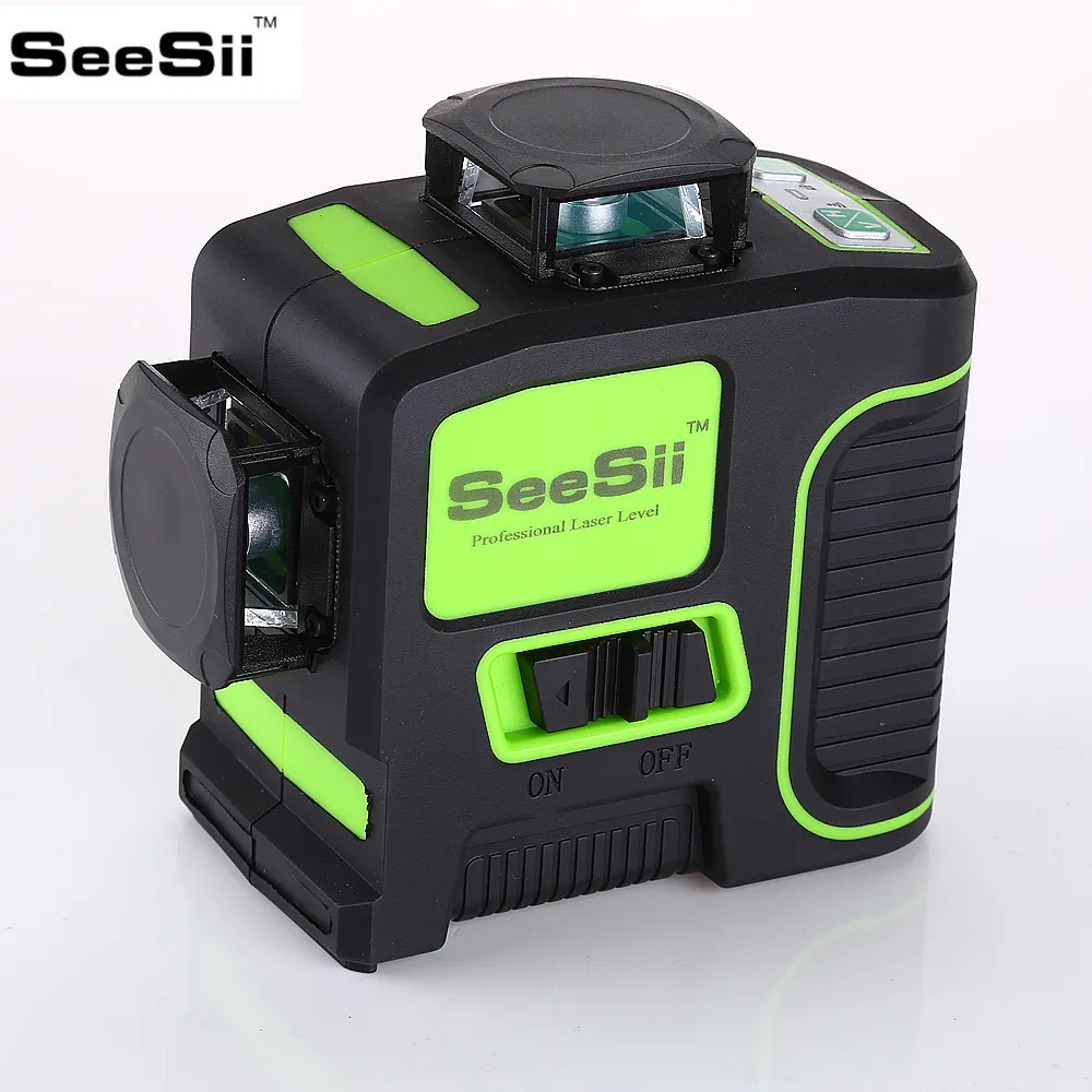 

Laser Level 12 Lines 3D Level Self-Leveling 360 Horizontal And Vertical Cross Super Powerful Green Laser Level