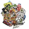 52pcs Bicycle Personality Sticker Bicycle Waterproof Rock Graffiti Sticker Mountain Bike Band Sticker For Scooter Refrigerator ► Photo 1/6