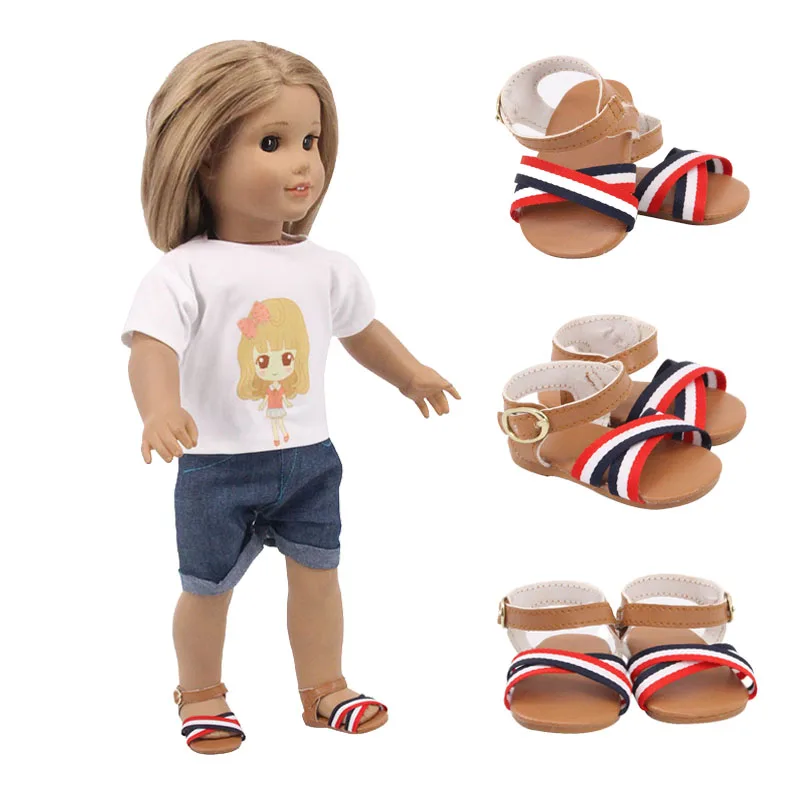 

Best Selling Doll Shoes Doll Sandals For 18 Inch American Doll Generation Doll Accessories n13