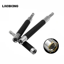 3 шт. 1/" Шестигранным хвостовиком диаметром 80/120/140 мм Quick Release Мультитул наконечник бит Магнитная отвертка Набор бит держатель адаптер головки