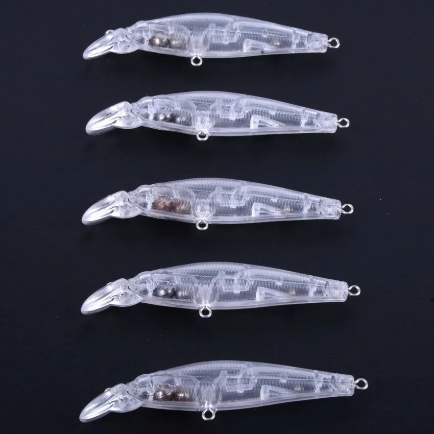 100pcs 8.8cm 7g unpainted lure bodies Artificial fishing bait lure