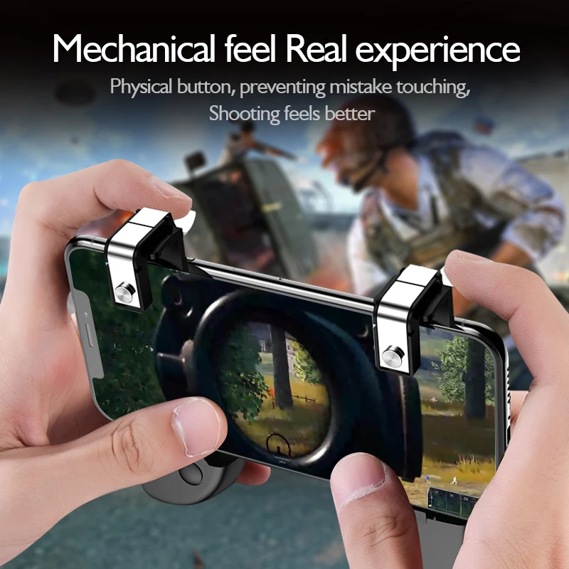 PUBG Controller PUBG Mobile Game Controller Gamepad Trigger Aim Button L1R1 Shooter Joystick for iPhone Android Phone Game Pad