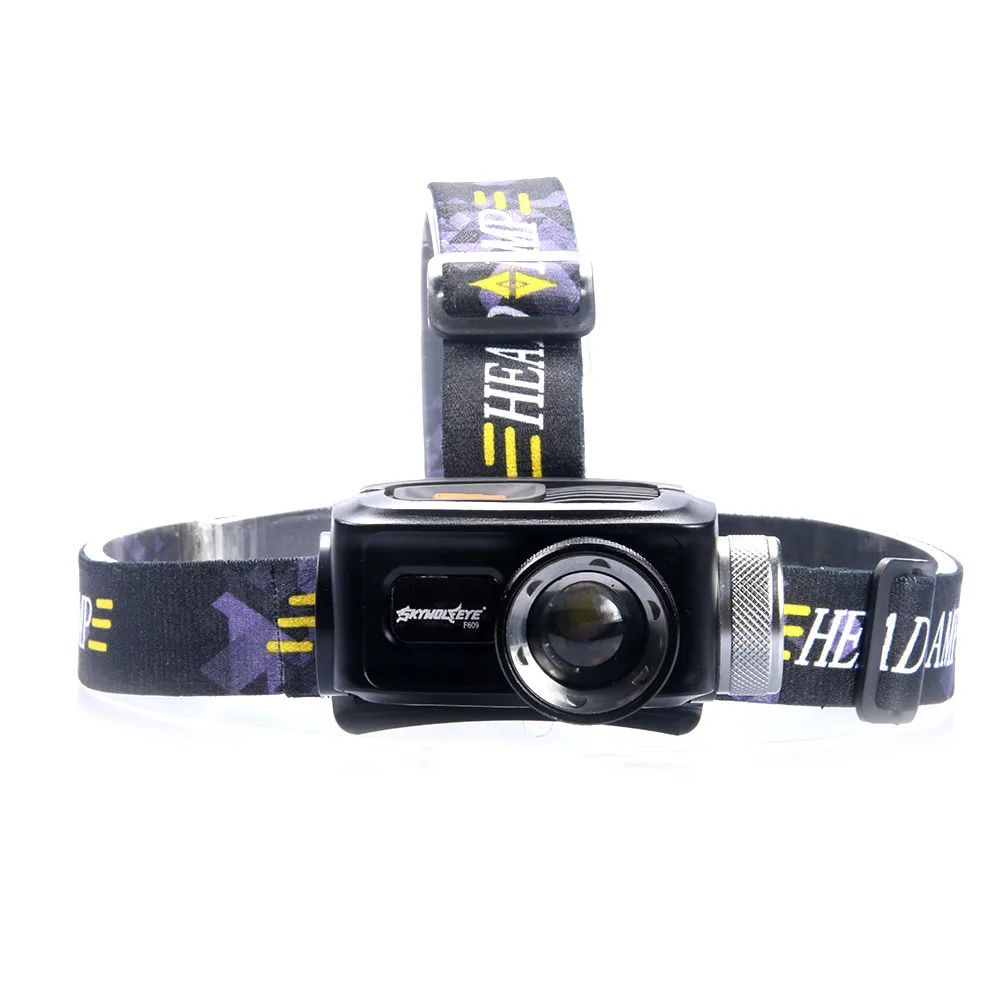 

Sky Wolf Eye T6 4-Modes USB Rechargable LED Flashlight Torch Bright For 18650 Waterproof Bicycle Flashlight Cycling Lights P#C