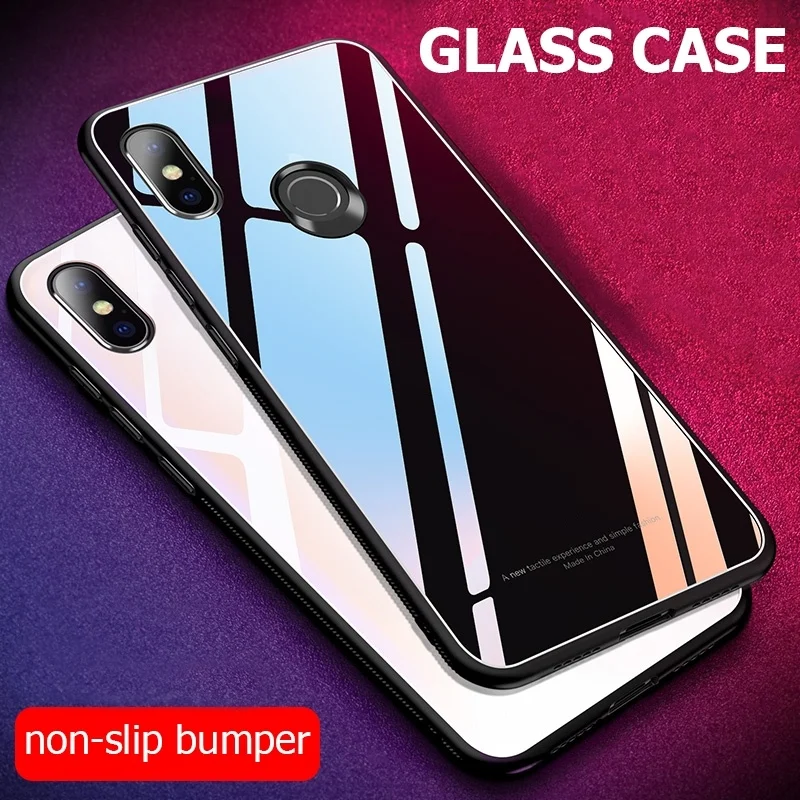 

Solid color Tempered Glass Case For Xiaomi Redmi 7 S2 Note 6 6A 6Pro 4X Note 7 5 Plus Note 5 4 5A Mi8 6 Pocophone F1 Glass Cover