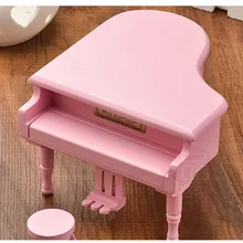 1 шт. 18 мелодий Деревянное пианино музыкальная шкатулка орех музыкальные шкатулки для принцессы любовь девушка день Святого Валентина подарок на день рождения роскошные подарки кН 006