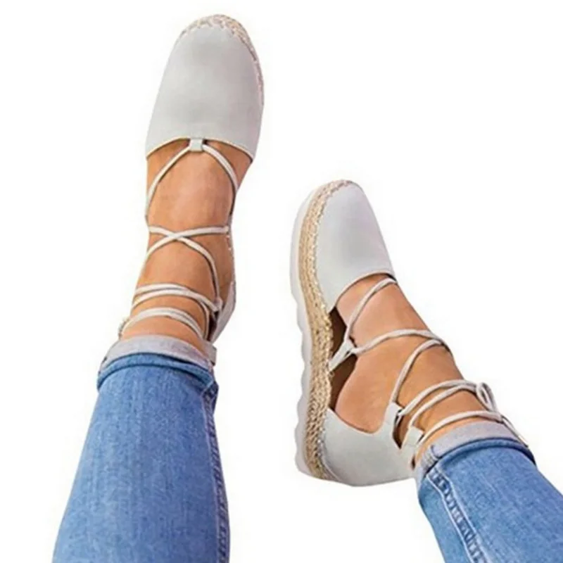 

VTOTA Gladia Sandals Woman 2018 Summer Comfortable Ankle Strap Platform Shoes Zapatos Mujer Flats Shoes Woman Sandales Femme K95