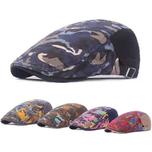 Мужская модная хлопковая камуфляжная кепка-Козырек Гольф-берет CSHAT0505
