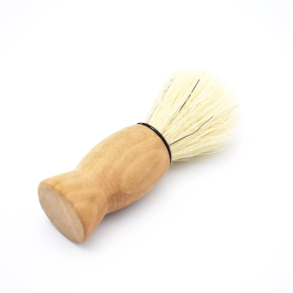 Кисть для бритья мужская с деревянной ручкой 7 5*2 5 см|shaving brush|brush for menbadger hair |