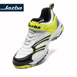 Jazba STRAIGHTDRIVE 330 Мужская Резиновая обувь для крикета профессиональные спортивные кроссовки для крикета амортизация Защитная Регулируемая
