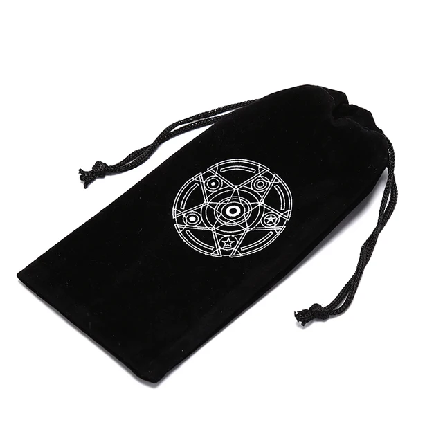 1pcs Six Awn Star Velvet Tarot Card Storage Bag Mini Tablets Bundle 1pcs Six Awn Star Velvet Tarot Card Storage Bag Mini Tablets Bundle Pockets Pokemon Cards Drawstring
