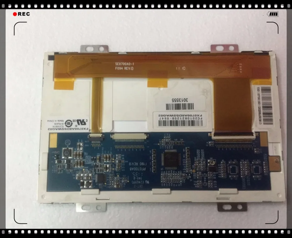 7 дюймов SE0700A0-1 F094 REV:D PF0700A8 F190 FX0700A8DSSWAG02 дисплей экран Автомобильный навигатор с GPS