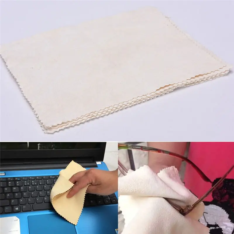 

1PC Natural Chamois Leather Car Cleaning Cloth Washing Suede Absorbent Towel New