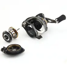 Mounchain Baitcasting Рыболовная катушка 18+ 1 подшипн 6,3: 1 ratioLeft/правая рука центробежный настроены тормоза низкая ProfileFishing катушка