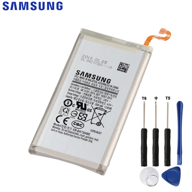 Оригинальный сменный аккумулятор EB BA730ABE для 2018 Edition Samsung GALAXY версия A8 + плюс SM A800J