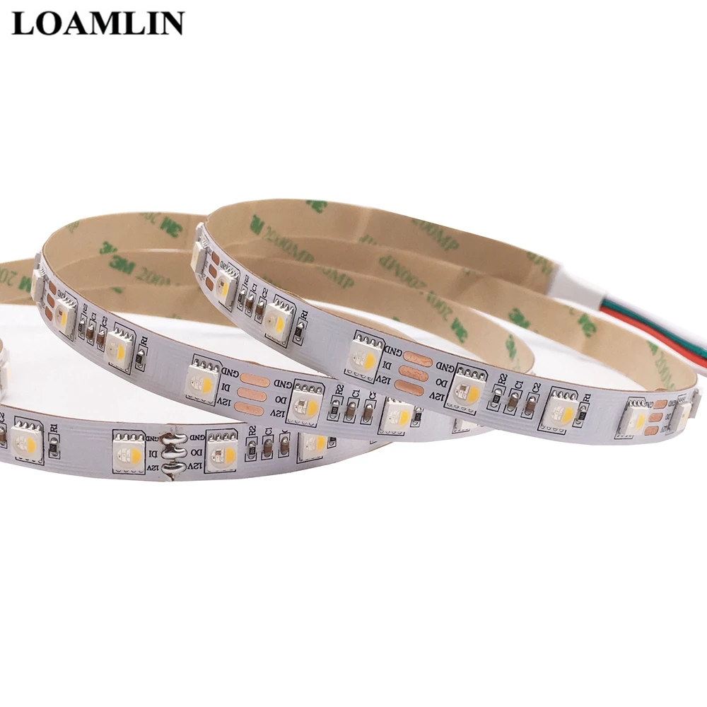  SK6812 5050SMD RGBW (Similair WS2812b) 4 in 1 DC12V Individuel Adressable Bande Led IP30/IP65/IP67  - 33032230164