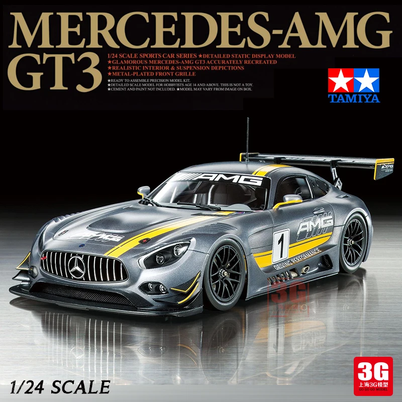 

Assembled Car Model 24345 Mercedes AMG GT3 1 / 24 Model Kit