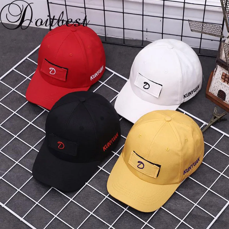 

Doitbest 2 to 6 Years old Spring Children Baseball Cap Boy Girl d-label summer Snapback adjustable Kid Hip Hop Hat Sun cap