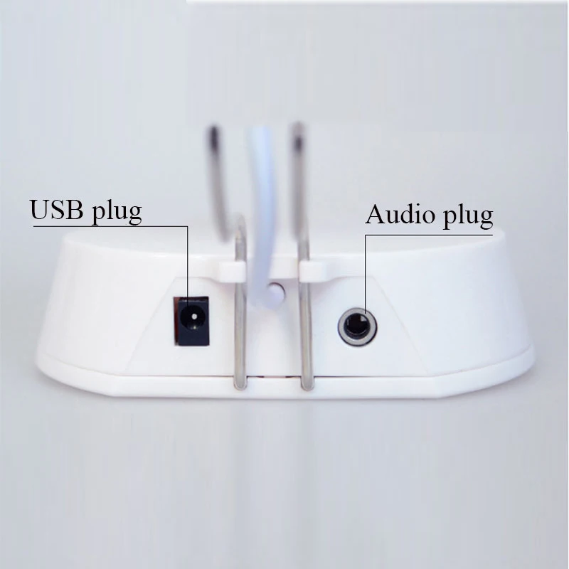 Музыкальная настольная лампа светодиодный сенсорный светильник прикроватная звуковая лампа зарядка USB Bluetooth динамик огни