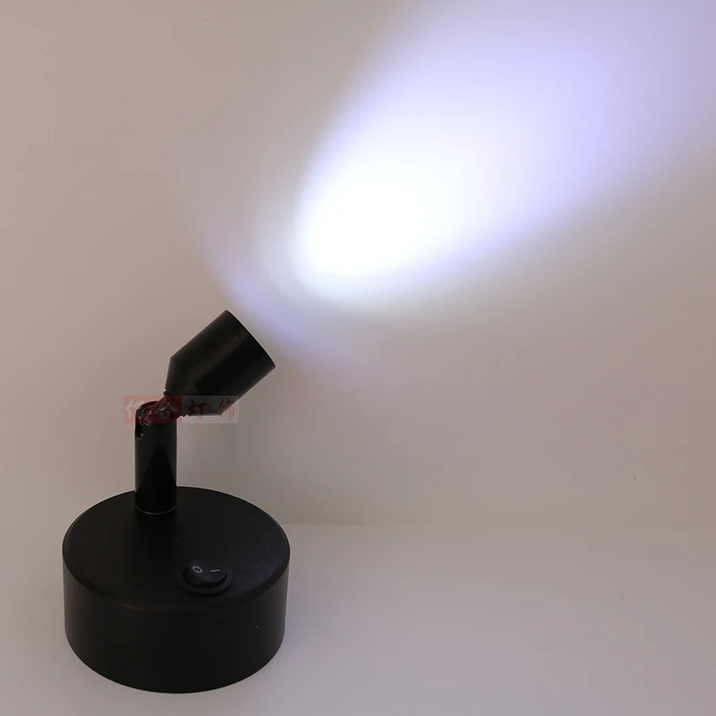 

AAA battery LED Spotlight light battery with power cord wedding window booth background wall cute and interesting 1 heads -za