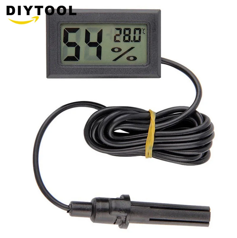 

Mini Digital Thermometer Hygrometer Indoor Room Temperature Humidity Meter Convenient LCD Temperature Sensor Humidity Tester