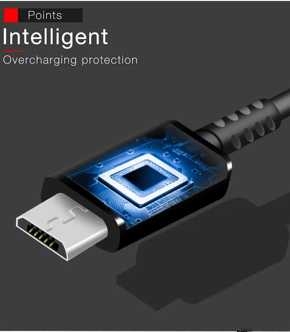 4Samsung 2A 1.2m Micro USB Android Cable Fast Charging Data Cables Original USB Cable Micro USB-kabel Adaptieve for J2 J3 J5 J7__