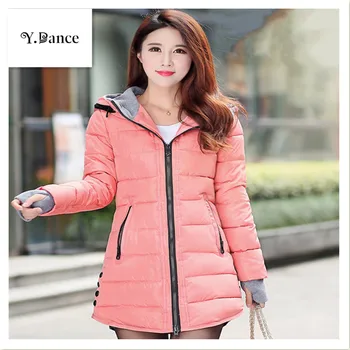 

Women's Hooded Cotton-Padded Jacket Winter Coat Plus Size Wadded Jacket Slim Women Winter Jackets Basic womens coats winter