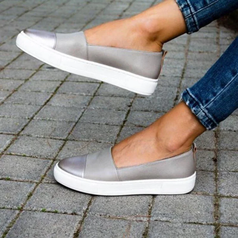 

Monerffi 2019 New Summer Shoes Woman Leather Thick Sole Fashion Shoes Women Sneakers Loafers Genuine Shoes