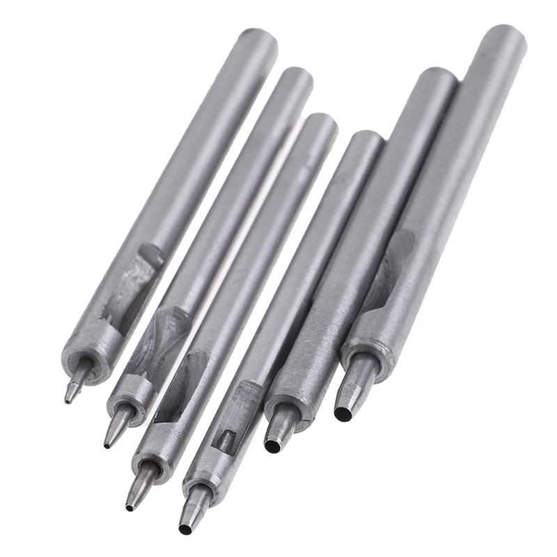 DIY Handmade Belt Punching Leather Hole Punch Hollow Drilling Tools Leather Handicraft Puncher Set Tool 0.8MM-2.5MM leather hole punch,leather puncher