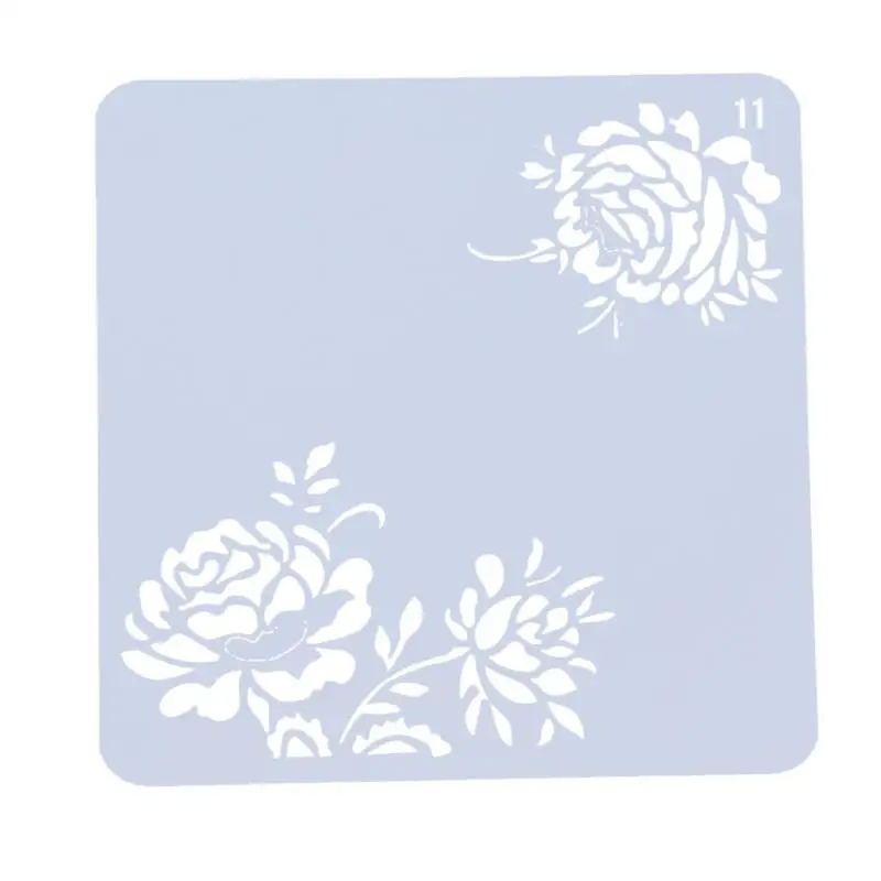 

Flower Hollow Template Layering Stencils for DIY Scrapbooking Photo Album Decor Card Crafts Plastic Drawing Painting Pochoir
