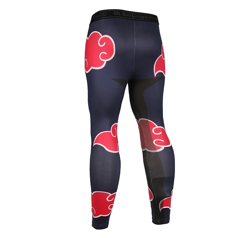 Брендовая одежда Новое поступление Мужские штаны 3D принт Dragon Ball Z Наруто обтягивающие леггинсы брюки модные колготки спортивные штаны M-3XL